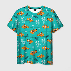 Мужская футболка TEXTURE OF SEA FISH