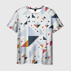 Мужская футболка Абстрактные Треугольные Формы