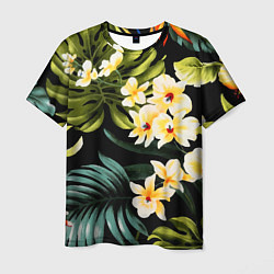 Мужская футболка Vanguard floral composition Summer