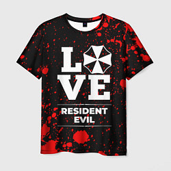 Футболка мужская Resident Evil Love Классика, цвет: 3D-принт