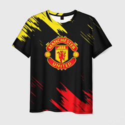 Мужская футболка Manchester united Texture