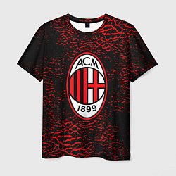 Мужская футболка Ac milan фк милан logo