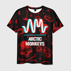 Мужская футболка Arctic Monkeys Rock Glitch