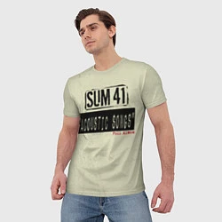 Футболка мужская Sum 41 - The Acoustics Full Album, цвет: 3D-принт — фото 2