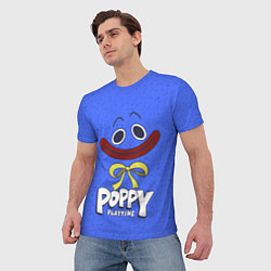 Футболка мужская Poppy Playtime Huggy Wuggy, цвет: 3D-принт — фото 2