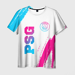 Мужская футболка PSG Neon Gradient