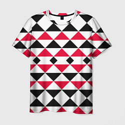 Мужская футболка Geometric shapes triangles