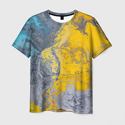 Мужская футболка Извержение Красок