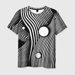 Мужская футболка Geometric vanguard composition Fashion trend
