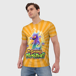 Футболка мужская My Singing Monsters Вужас, цвет: 3D-принт — фото 2
