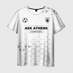 Мужская футболка AEK Athens Champions Униформа