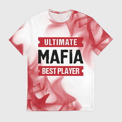 Мужская футболка Mafia: красные таблички Best Player и Ultimate