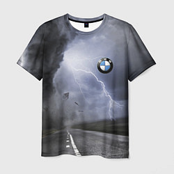 Мужская футболка Никакая стихия не остановит BMW