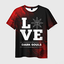 Мужская футболка Dark Souls Love Классика