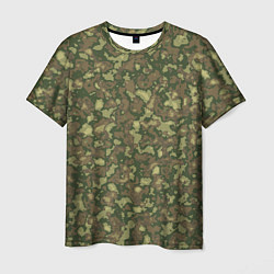 Мужская футболка Камуфляж цифровой Флора-1 пиксель