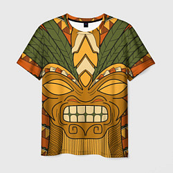 Мужская футболка Polynesian tiki ANGRY