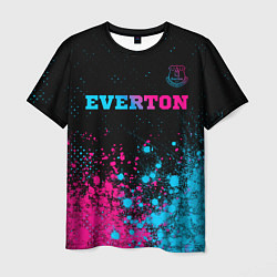 Мужская футболка Everton - neon gradient