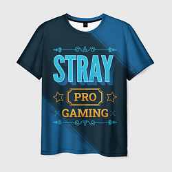 Мужская футболка Игра Stray: pro gaming