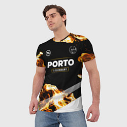 Футболка мужская Porto legendary sport fire, цвет: 3D-принт — фото 2