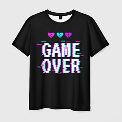 Мужская футболка Game Over Pixels