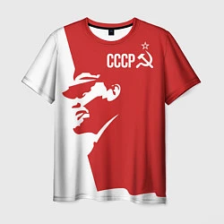 Футболка мужская СССР Владимир Ильич Ленин, цвет: 3D-принт