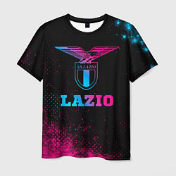 Мужская футболка Lazio - neon gradient