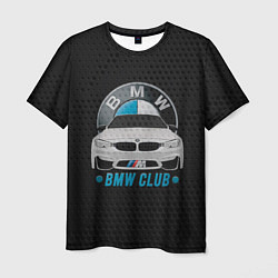 Футболка мужская BMW club carbon, цвет: 3D-принт