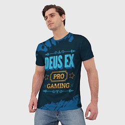 Футболка мужская Игра Deus Ex: pro gaming, цвет: 3D-принт — фото 2