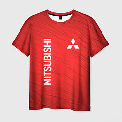 Мужская футболка Mitsubishi sport - абстракция