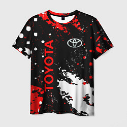 Мужская футболка Toyota - краска