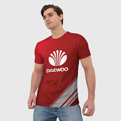 Футболка мужская Daewoo - sport, цвет: 3D-принт — фото 2