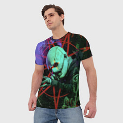 Футболка мужская Slipknot-Corey Taylor, цвет: 3D-принт — фото 2
