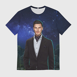 Футболка мужская История любви Влад, цвет: 3D-принт