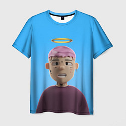 Футболка мужская Lil Peep С Нимбом, цвет: 3D-принт