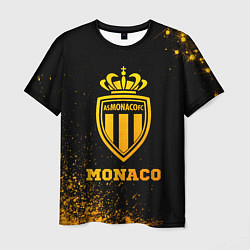 Мужская футболка Monaco - gold gradient