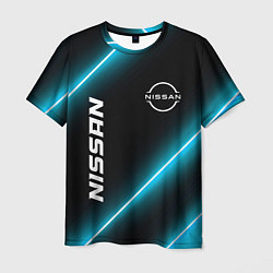 Мужская футболка Nissan неоновые лампы