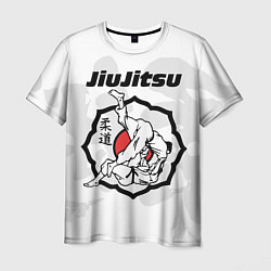 Футболка мужская Jiujitsu throw, цвет: 3D-принт
