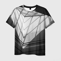 Мужская футболка Абстрактные тени и геометрические фигуры
