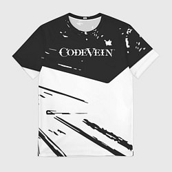 Мужская футболка Code vein Logo краска