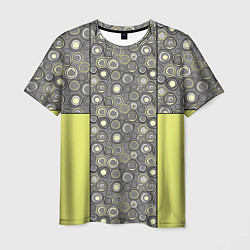Мужская футболка Абстрактный узор с неоновыми вставками
