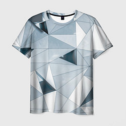 Мужская футболка Множество треугольников - Абстрактная броня