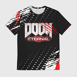 Мужская футболка Doom - краска