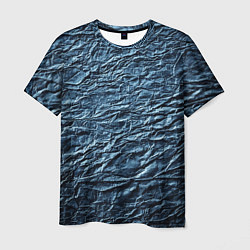 Мужская футболка Текстура мятой бумаги