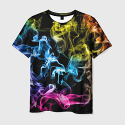 Мужская футболка Эйфория в дыму