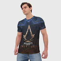 Футболка мужская Assassins creed mirage logo, цвет: 3D-принт — фото 2