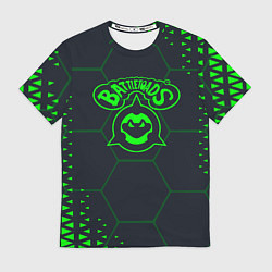 Мужская футболка Battletoads Абстракция соты