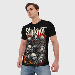 Футболка мужская Slipknot - artists, цвет: 3D-принт — фото 2