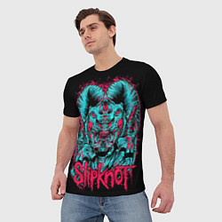 Футболка мужская Slipknot demon, цвет: 3D-принт — фото 2