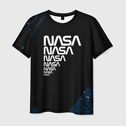 Мужская футболка Nasa надпись