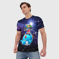 Футболка мужская Super Mario Galaxy - Nintendo, цвет: 3D-принт — фото 2